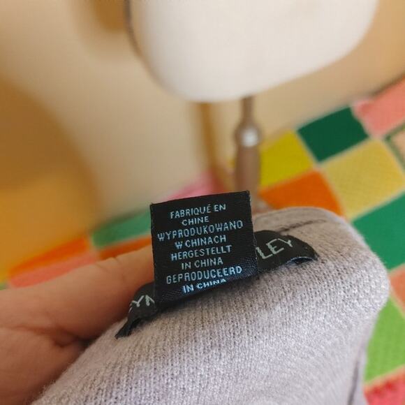 Cynthia Rowley Size Small Light Purple White Polka Dot Sweater Soft Casual S - Picture 14 of 14